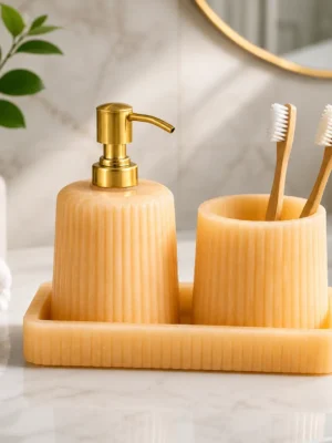Resin Bathroom Accessories Set