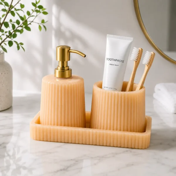Resin Bathroom Accessories Set
