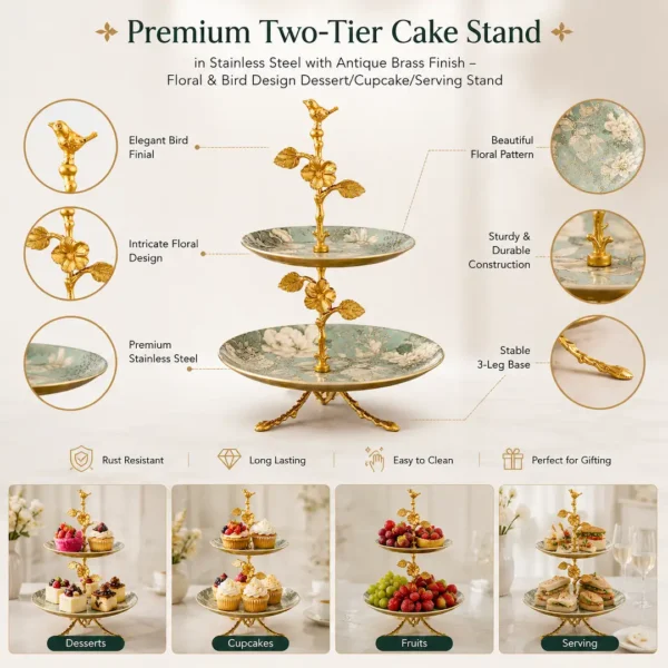 Two-Tier Cake Stand