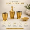 4-Piece Bathroom Accessories Set 3 4-Piece Bathroom Accessories Set
