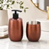 Granite Bronze Bathroom Accessories Set of 2 | Stainless Steel Modern Bathroom Countertop Organizer