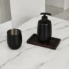 Matte Black Bathroom Accessory Set 2 Matte Black Bathroom Accessory Set