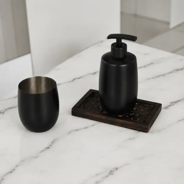 Matte Black Bathroom Accessory Set 2 Matte Black Bathroom Accessory Set