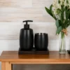 Matte Black Bathroom Accessory Set 3 Matte Black Bathroom Accessory Set