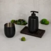 Matte Black Bathroom Accessory Set 4 Matte Black Bathroom Accessory Set