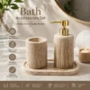 Travertine Marble Bathroom Accessories Set 2 Travertine Marble Bathroom Accessories Set